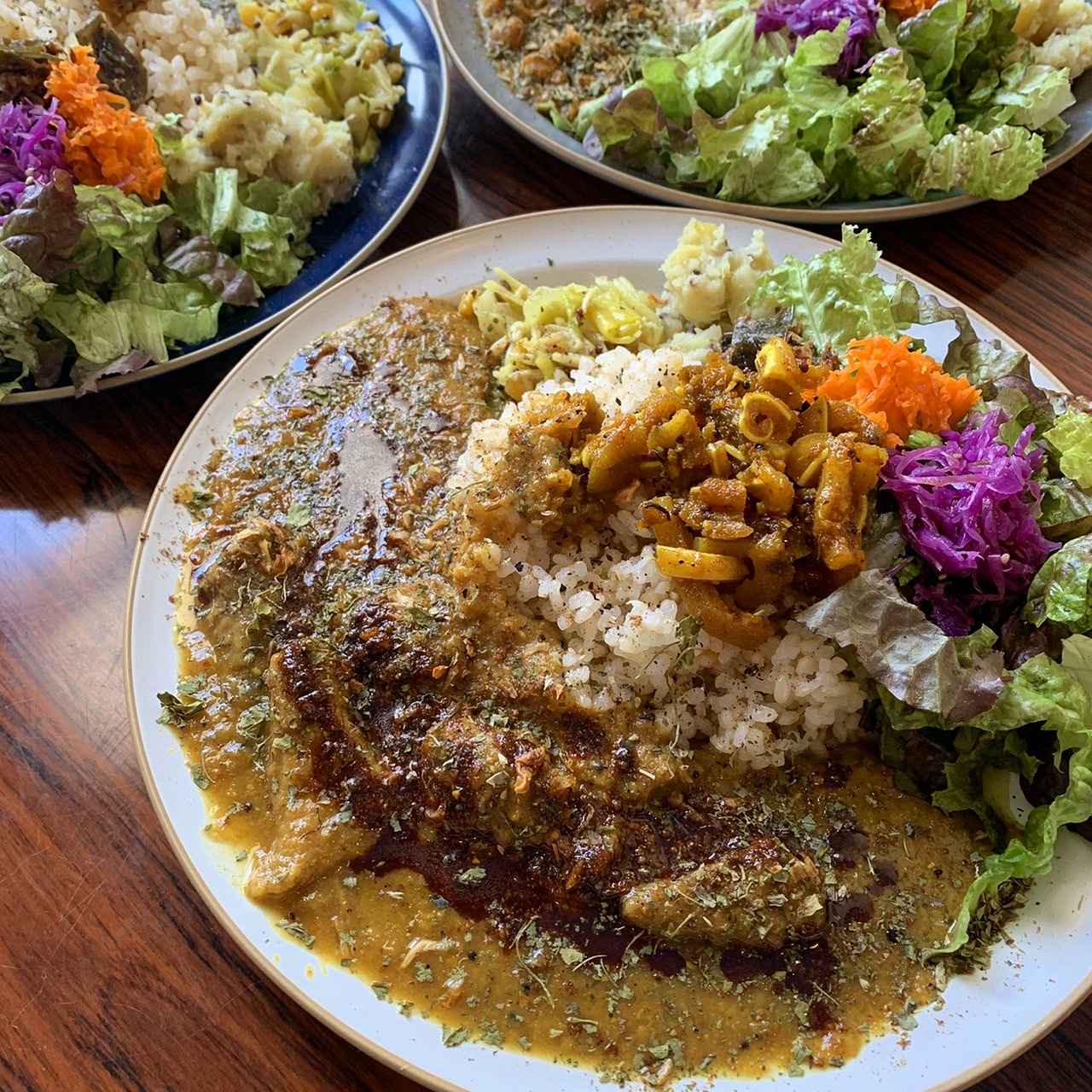 4月 3日（日）本日のカレー三種